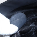 GUCCI Bamboo Shoulder Bag Suede Black Gold 001 1014 1577 Auth ep11269-12