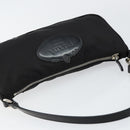 PRADA Accessoire Pouch Nylon Schwarz Silber Auth ep11271-6