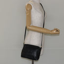 GUCCI Interlocking Shoulder Bag Leather Black Gold 007 58 0093 Auth ep11276-22