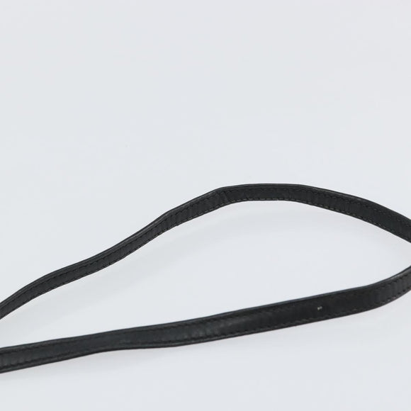 GUCCI Interlocking Shoulder Bag Leather Black Gold 007 58 0093 Auth ep11276