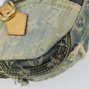 LOUIS VUITTON Monogram Denim Pouch Shoulder Bag Blue M95382 LV Auth ep11281-15