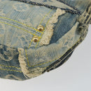 LOUIS VUITTON Monogram Denim Pouch Shoulder Bag Blue M95382 LV Auth ep11281-16