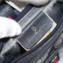 GUCCI GG Supreme Sherry Line Shoulder Bag PVC Navy Gold 10 02 055 Auth ep11283-18