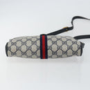 GUCCI GG Supreme Sherry Line Shoulder Bag PVC Navy Gold 10 02 055 Auth ep11283-5