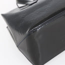 LOUIS VUITTON Vernis Wilshire PM Tote Bag Blue Infini M91451 LV Auth ep11286-16