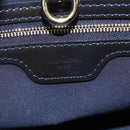 LOUIS VUITTON Vernis Wilshire PM Tote Bag Blue Infini M91451 LV Auth ep11286-10