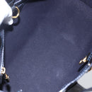 LOUIS VUITTON Vernis Wilshire PM Tote Bag Blue Infini M91451 LV Auth ep11286-11