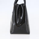 LOUIS VUITTON Vernis Wilshire PM Tote Bag Blue Infini M91451 LV Auth ep11286-4