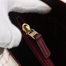 BURBERRY Nova Check Tote Bag Canvas Beige Gold Auth ep11287-10