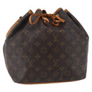LOUIS VUITTON Monogram Petit Noe Shoulder Bag M42226 LV Auth ep11288-1