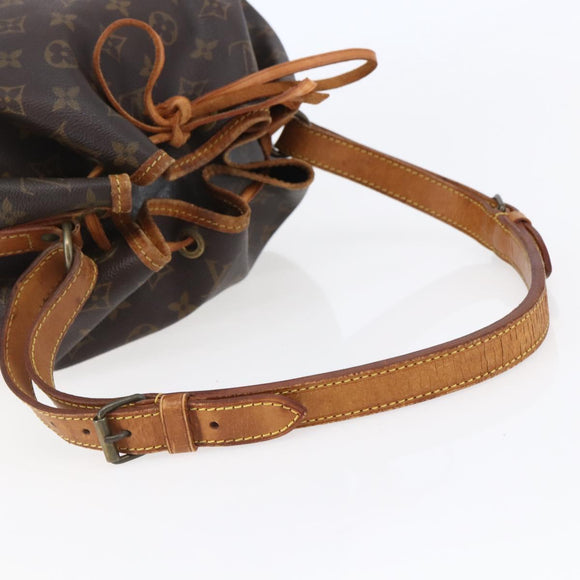 LOUIS VUITTON Monogram Petit Noe Shoulder Bag M42226 LV Auth ep11288