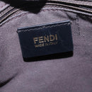 FENDI Shoulder Bag polyester Black Gold Auth ep11289-17