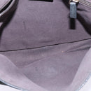 FENDI Shoulder Bag polyester Black Gold Auth ep11289-11