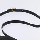 FENDI Shoulder Bag polyester Black Gold Auth ep11289-8