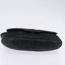 FENDI Shoulder Bag polyester Black Gold Auth ep11289-5