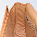 CELINE Macadam Canvas Shoulder Bag PVC Leather Brown Gold Auth ep11291-20