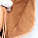 CELINE Macadam Canvas Shoulder Bag PVC Leather Brown Gold Auth ep11291-22