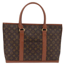 LOUIS VUITTON Monogram Sac Weekend PM Hand Bag M42425 LV Auth ep11295-13
