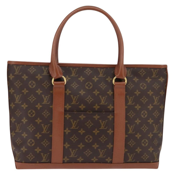 LOUIS VUITTON Monogram Sac Weekend PM Hand Bag M42425 LV Auth ep11295