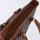 LOUIS VUITTON Monogram Sac Weekend PM Hand Bag M42425 LV Auth ep11295-6