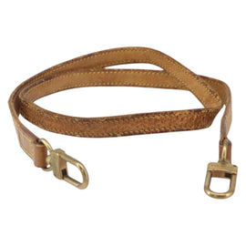 LOUIS VUITTON Shoulder Strap Leather 36.2"" Beige LV Auth ep11298 - 0