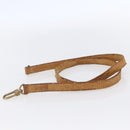 LOUIS VUITTON Shoulder Strap Leather 36.2"" Beige LV Auth ep11298-5