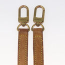 LOUIS VUITTON Shoulder Strap Leather 36.2"" Beige LV Auth ep11298-9