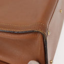 GUCCI Bamboo Hand Bag Leather Brown Gold 002 2853 0260 0 Auth ep11300-8