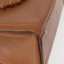 GUCCI Bamboo Hand Bag Leather Brown Gold 002 2853 0260 0 Auth ep11300-16
