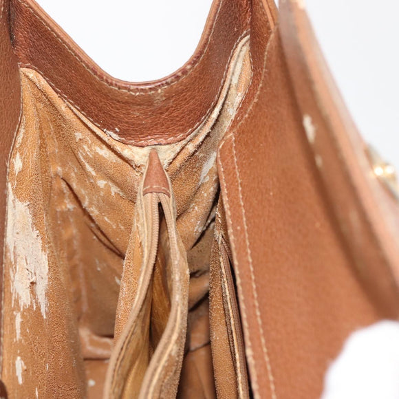 GUCCI Bamboo Hand Bag Leather Brown Gold 002 2853 0260 0 Auth ep11300