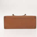 GUCCI Bamboo Hand Bag Leather Brown Gold 002 2853 0260 0 Auth ep11300-5