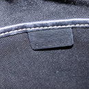 CELINE Macadam Canvas Shoulder Bag Navy Gold Auth ep11305-18