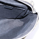 CELINE Macadam Canvas Shoulder Bag Navy Gold Auth ep11305-19