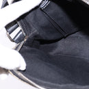 CELINE Macadam Canvas Shoulder Bag Navy Gold Auth ep11305-20