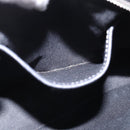 CELINE Macadam Canvas Shoulder Bag Navy Gold Auth ep11305-21