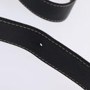 CELINE Macadam Canvas Shoulder Bag Navy Gold Auth ep11305-8