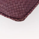BOTTEGA VENETA INTRECCIATO Hobo Bag Leather Outlet Purple 115654 Auth ep11306-9