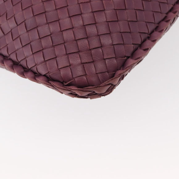 BOTTEGA VENETA INTRECCIATO Hobo Bag Leather Outlet Purple 115654 Auth ep11306