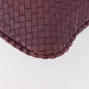 BOTTEGA VENETA INTRECCIATO Hobo Bag Leather Outlet Purple 115654 Auth ep11306-14