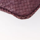 BOTTEGA VENETA INTRECCIATO Hobo Bag Leather Outlet Purple 115654 Auth ep11306-15