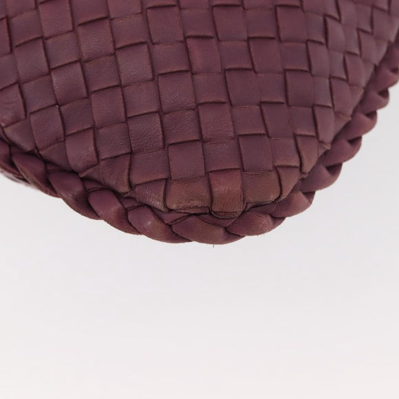 BOTTEGA VENETA INTRECCIATO Hobo Bag Leather Outlet Purple 115654 Auth ep11306