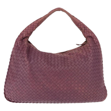 BOTTEGA VENETA INTRECCIATO Hobo Bag Leather Outlet Purple 115654 Auth ep11306 - 0