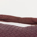 BOTTEGA VENETA INTRECCIATO Hobo Bag Leather Outlet Purple 115654 Auth ep11306-8