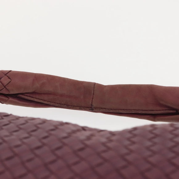 BOTTEGA VENETA INTRECCIATO Hobo Bag Leather Outlet Purple 115654 Auth ep11306