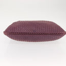 BOTTEGA VENETA INTRECCIATO Hobo Bag Leather Outlet Purple 115654 Auth ep11306-5