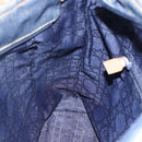 Christian Dior Maris Pearl Tote Bag Denim Navy Auth ep11309-19