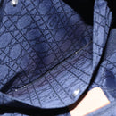 Christian Dior Maris Pearl Tote Bag Denim Navy Auth ep11309-21
