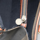 FENDI Pecan Canvas Hand Bag PVC Brown Gold Auth ep11310-21