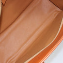 CELINE Macadam Canvas Tote Bag PVC Leather Brown Gold Auth ep11322-11