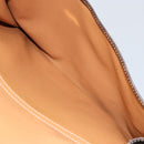 CELINE Macadam Canvas Tote Bag PVC Leather Brown Gold Auth ep11322-22